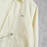 ラコステ メタルロゴパッチ ブルゾン コットンジャケット イエロー - NEWSED