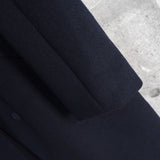 ラコステ ウールコート チェスターコート オーバーコート ネイビー - NEWSED