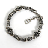 クリスチャン ディオール バッファロー ブレスレット シルバー - NEWSED