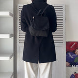 プラダ ポコノ テスート ナイロン ミニ リュックサック ブラック - NEWSED