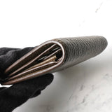 メゾン マルジェラ 四つタグ レザー 二つ折り財布 コンパクトウォレット ブラウン 箱付き - NEWSED