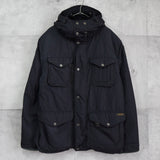 ポロ バイ ラルフローレン フーデッド アウトドアジャケット 中綿ジャケット ブルゾン ブラック - NEWSED