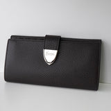 グッチ レザー 二つ折り財布 長財布 ダークブラウン - NEWSED