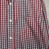 プラダ ギンガムチェック柄 長袖シャツ フォーマル メンズ レッド / ホワイト - NEWSED