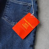 ヴィヴィアン ウエストウッド オーブ 総柄 デニム ブルー レディース 新品未使用 - NEWSED