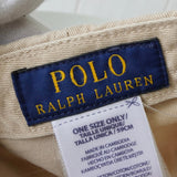 ラルフローレン ロゴ キャップ ベージュ - NEWSED