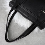 サルバトーレ フェラガモ レザー ガンチーニ ショルダーバッグ トートバッグ 肩掛け ブラック - NEWSED