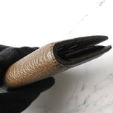 メゾン マルジェラ 四つタグ レザー 二つ折り財布 コンパクトウォレット ブラウン 箱付き - NEWSED