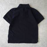 プレイ コムデギャルソン ハートロゴ 半袖ポロシャツ ブラック - NEWSED