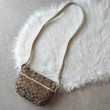 コーチ シグネチャー キャンバス ショルダーバッグ ベージュ - NEWSED