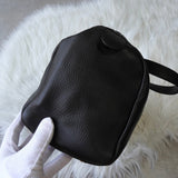 ロエベ アナグラム ミニボストンバッグ ハンドバッグ ブラック - NEWSED