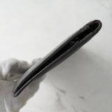 メゾン マルジェラ 四つタグ レザー ロングウォレット 長財布 グレー - NEWSED