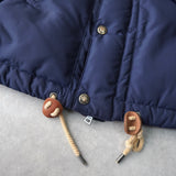 ポロ ラルフローレン ダウンベスト ロゴ刺繍 フード付き ネイビー - NEWSED