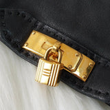 エルメス ケリー レザー 手袋 グローブ ブラック - NEWSED