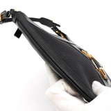 グッチ ジャッキー ワンショルダーバッグ キャンバス / レザー ブラック - NEWSED