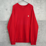 メゾン キツネ フォックスヘッド スウェット レッド - NEWSED