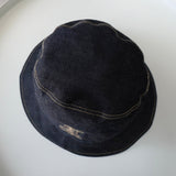 セリーヌ トリオンフ デニム バケットハット ブルー - NEWSED