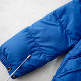 ポロ バイ ラルフローレン フーデッド ダウンジャケット フード取り外し可能 ブルー - NEWSED