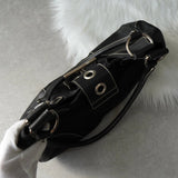 プラダ ポコノ テスート ナイロン レザー ワンショルダーバッグ 三角プレート トライアングルロゴ ブラック - NEWSED