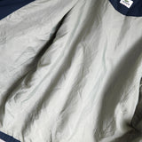 ラコステ スポーツ バイカラー ナイロンジャケット ブルゾン ロゴパッチ ネイビー/グレージュ - NEWSED