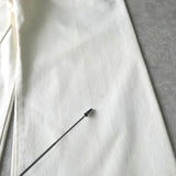 アクネ ストゥディオズ コットンパンツ アイボリー - NEWSED