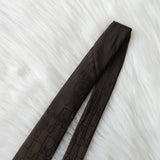 クリスチャン ディオール ヴィンテージ シャドー トロッター ネクタイ ブラウン - NEWSED