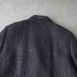 ジバンシィ ショールカラー グラデーション モヘア ジャケット コート グレー - NEWSED