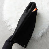 エムエムシックス メゾン マルジェラ ナイロン ジャパニーズバッグ スモール ハンドバッグ ブラック / オレンジ - NEWSED