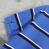 ポロ ラルフローレン ボーダー柄 半袖ポロシャツブルー - NEWSED