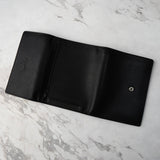 プラダ サファイアーノ 三つ折 財布 ブラック - NEWSED