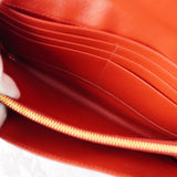 プラダ サフィアーノ レザー 二つ折り財布 長財布 レッド ゴールド - NEWSED