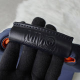 エムエムシックス メゾン マルジェラ ナイロン ジャパニーズバッグ スモール トートバッグ ハンドバッグ ネイビー - NEWSED