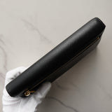 プラダ サフィアーノ レザー 長財布 二つ折り財布 ブラック - NEWSED