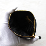 プラダ サフィアーノ レザー コインケース ミニポーチ ブラック - NEWSED