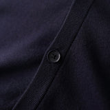 フレッドペリー カーディガン ロゴ刺繍 ネイビー - NEWSED