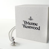 ヴィヴィアン ウエストウッド オーブロゴ シルバー ネックレス 箱付き - NEWSED