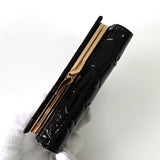 ヴィヴィアン・ウエストウッド オーブ 三つ折り財布 エナメル レザー ブラック 未使用品 - NEWSED