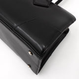 ヴィヴィアン ウエストウッド オーブ レザー ハンドバッグ 自立型 ブラック - NEWSED