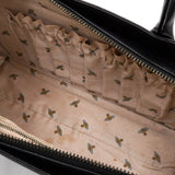 ヴィヴィアン ウエストウッド オーブ レザー ハンドバッグ 自立型 ブラック - NEWSED