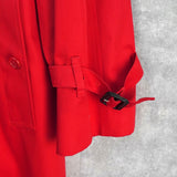 バーバリー ヴィンテージ ノバチェック裏地 トレンチコート レッド - NEWSED