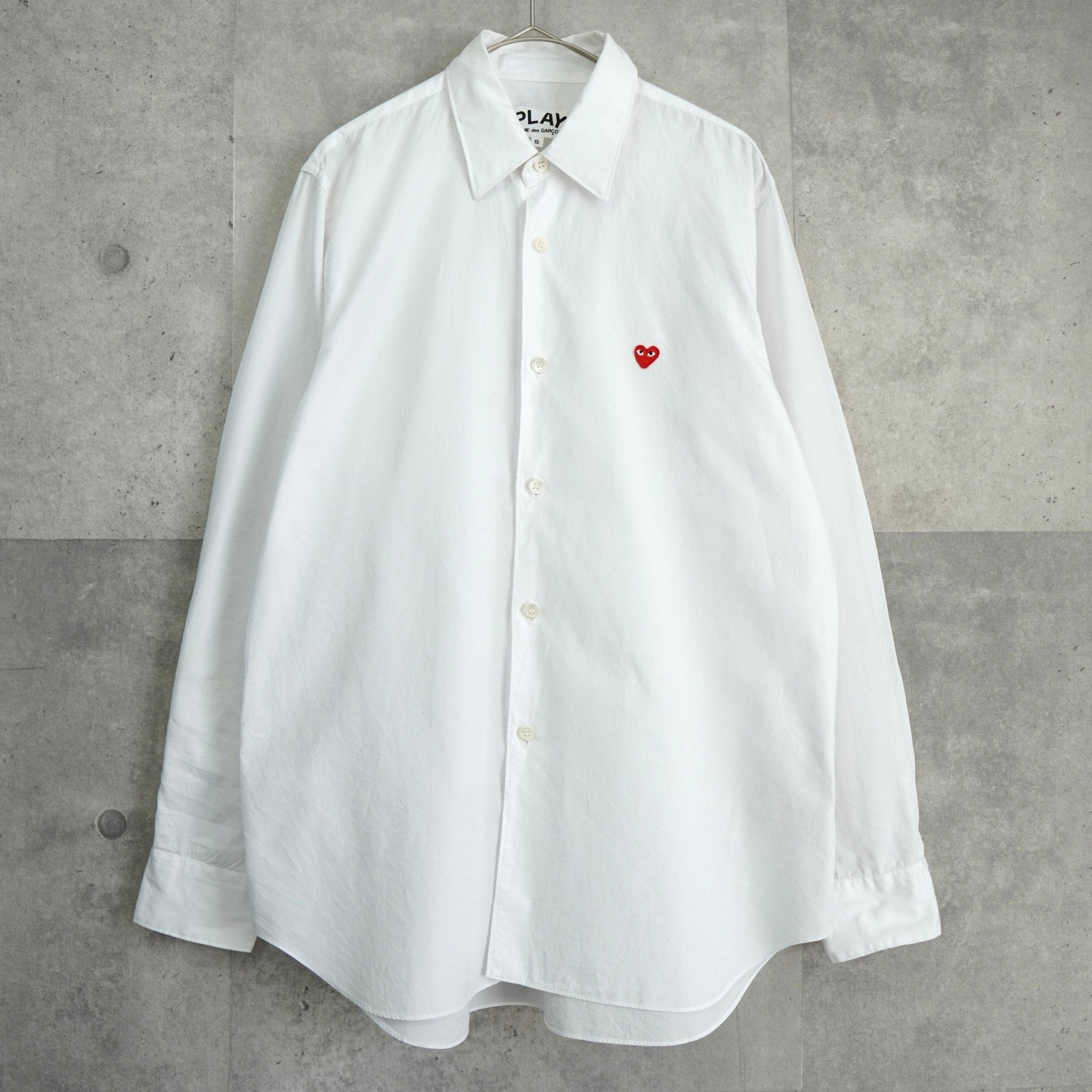 今期 コムデギャルソン セミシアーブラウス ホワイト S COMME des GARCONS GIRL(コムデギャルソンガール) AD2021長袖