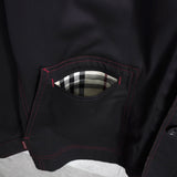 バーバリー ブラック レーベル 一部ノバチェック ステッチ ジャケット ブラック - NEWSED