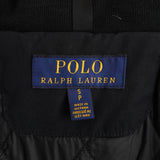 ポロ ラルフローレン フリース裏地 ブルゾン ロゴ刺繍 ハイネック ブラック - NEWSED