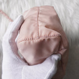 プラダ テスート ポコノ ナイロン 巾着バッグ ポーチ 三角プレート パステルピンク - NEWSED