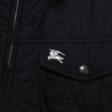 バーバリー ブルーレーベル ホースロゴ ノバチェック裏地 キルティングジャケット ブラック - NEWSED