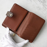 ルイ ヴィトン モノグラム ポルトパピエ・ジップ 二つ折り財布 ブラウン - NEWSED