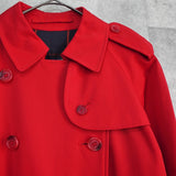 バーバリー ヴィンテージ ノバチェック裏地 トレンチコート レッド - NEWSED