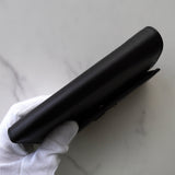 プラダ サフィアーノ レザー 三つ折り財布 三角プレート ブラック - NEWSED