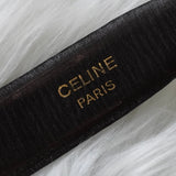 セリーヌ トリオンフ レザー ベルト ゴールド / ブラック - NEWSED