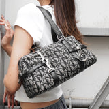 ディオール トロッター キャンバス ミニボストンバッグ ハンドバッグ ブラック - NEWSED